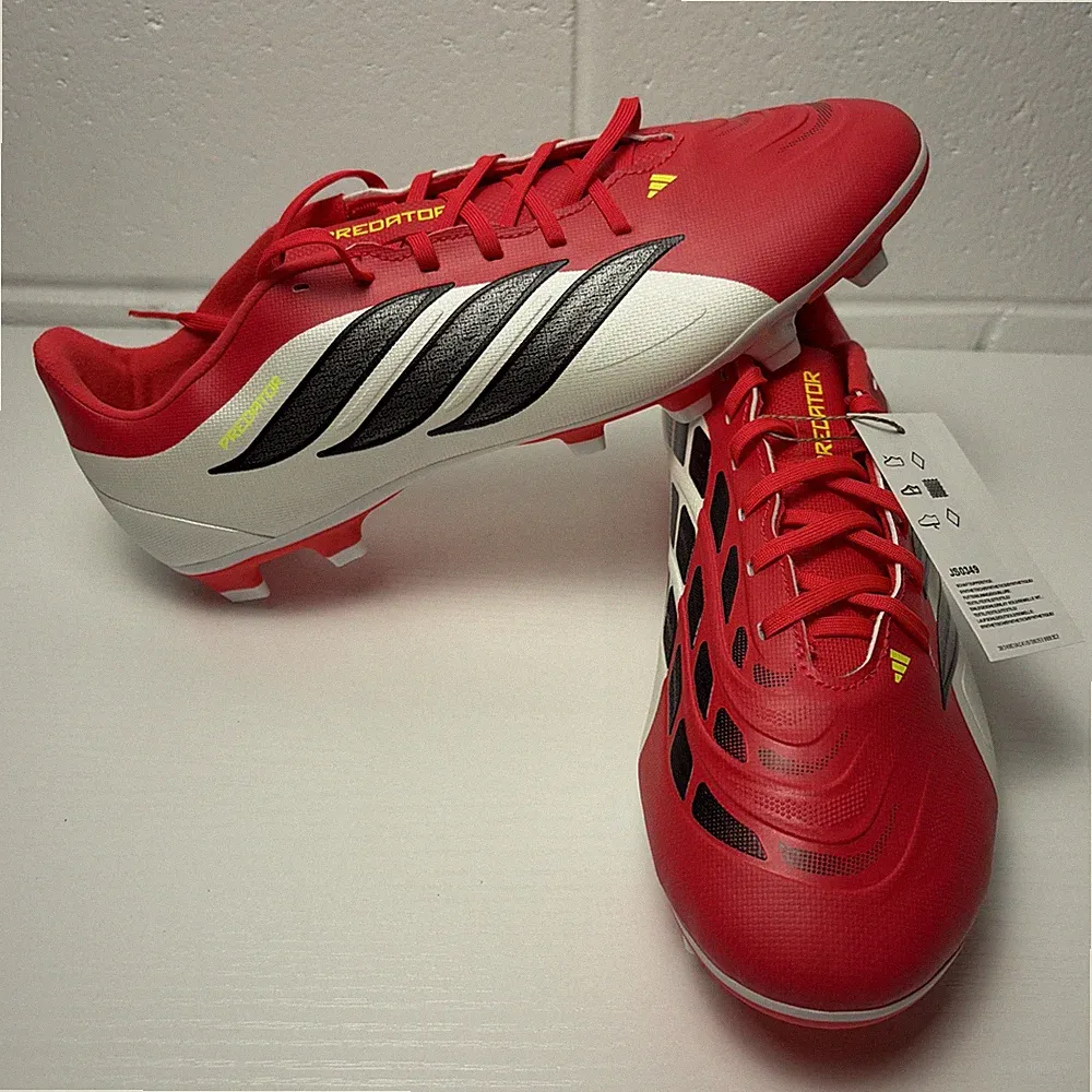 adidas Predator Club Firm GroundMulti Ground Soccer Cleats Size 10.5 JS0349