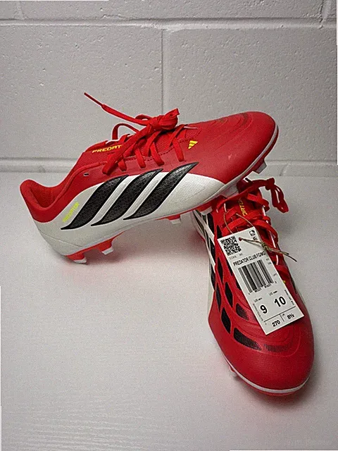 adidas Predator Club Firm GroundMulti Ground Soccer Cleats Size 9 JS0349