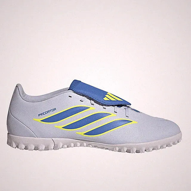 adidas Predator Club FoldOver Tongue Turf Soccer Cleats Mens Blue Sneakers Athle