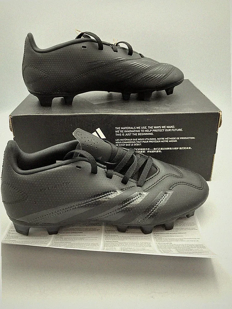 Adidas Predator Club FxG Soccer Cleats Men’s Size 5/Women’s Size 6 Black IG7759