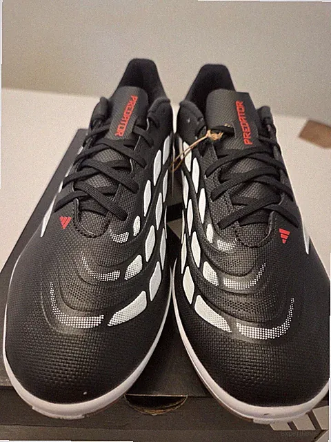 adidas Predator Club IN Sala Men's Soccer Shoes Black White ID2851 Indoor