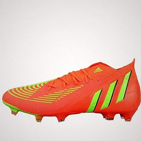 Adidas Predator Edge.1 FG (GW1029) "Solar Red/Green" Men's Soccer Cleats 250MSRP