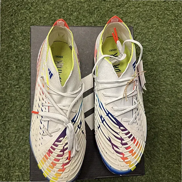 Adidas PREDATOR EDGE.1 FG Soccer Cleats AL RIHLA PACK WHITE GW1028 Size 7 OR 8 U