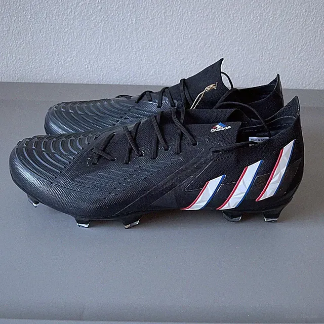 Adidas Predator Edge.1 L FG Soccer Cleats Black Size Mens 6 Womens 7 GV7391