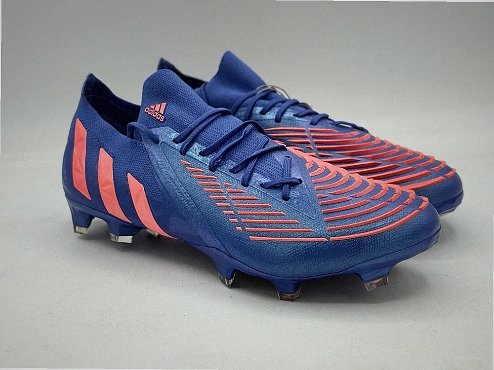 adidas Predator Edge.1 Low FG Blue Soccer Cleats H02954 Men’s Size 7