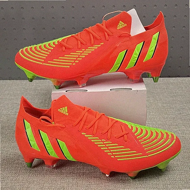 Adidas Predator Edge.1 Low SG Size 10 Soft Ground Soccer Cleat Solar Red GW1010