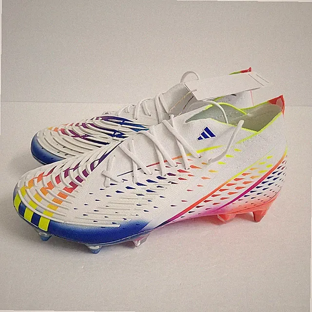 Adidas Predator Edge.1 SG Soccer Cleats GW1021 Size 7.5 White