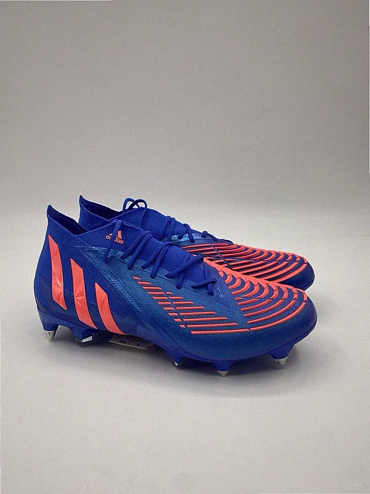 Adidas Predator Edge.1 SG Soft Ground Soccer Cleats Blue H02965 Men’s Size 12