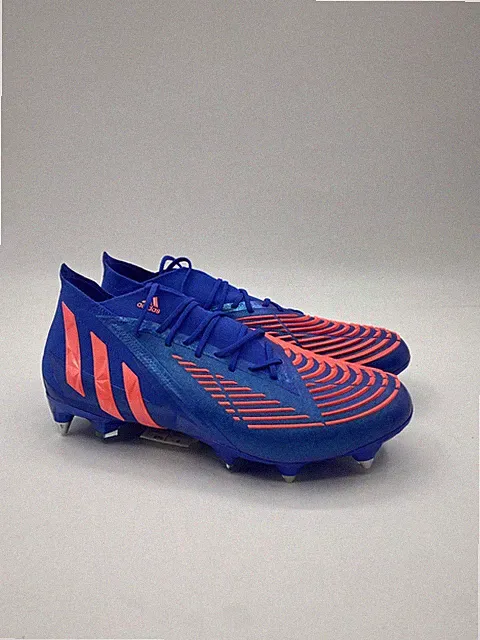 Adidas Predator Edge.1 SG Soft Ground Soccer Cleats Blue H02965 Men’s Size 9.5