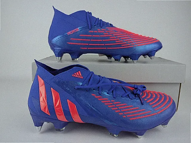 Adidas Predator Edge .1 SG Soft Ground Soccer Cleats Men's Size 10 Blue NEW