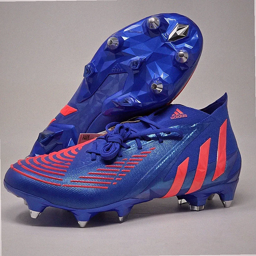 Adidas Predator Edge .1 SG Soft Ground Soccer Cleats Men's Size 11 Blue H02965