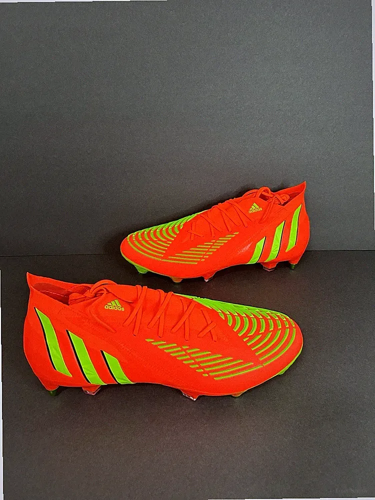 Adidas Predator Edge.1 SG Soft Ground Soccer Cleats Orange Size 12 GW1016