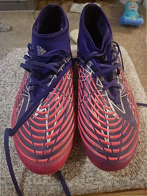 adidas Predator Edge.2 FG Men's Soccer Cleats Purple Pink Firm Ground GW6113.