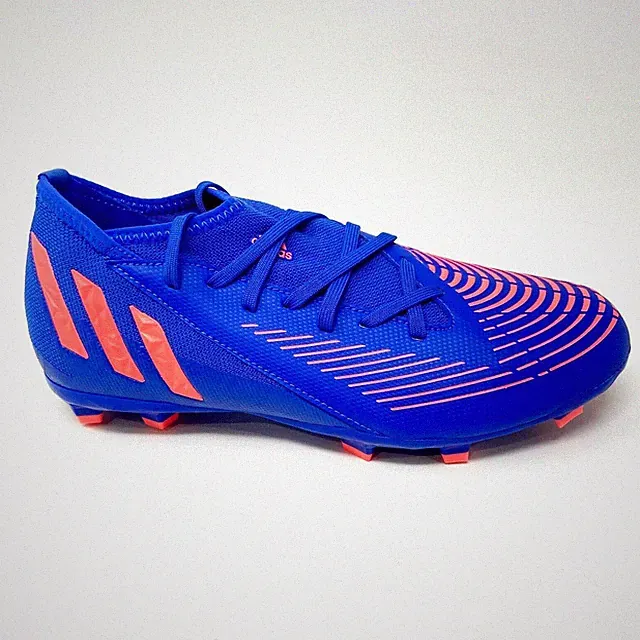 Adidas Predator Edge.3 FG Blue Youth Turf Soccer Cleats GW2361