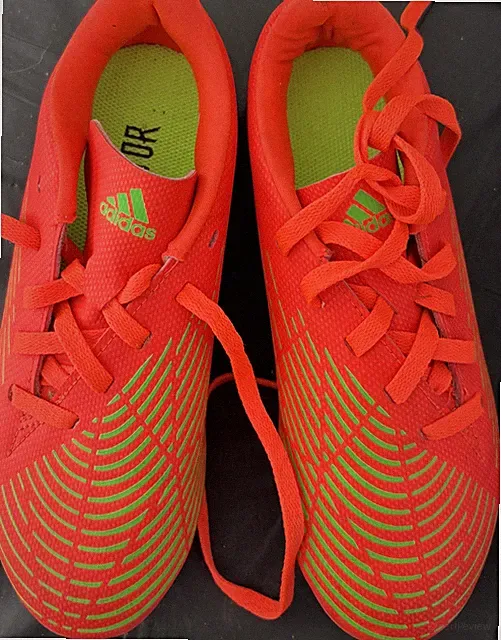 Adidas Predator Edge.3 Low FG Youth Soccer Cleats Size 12K Orange Volt