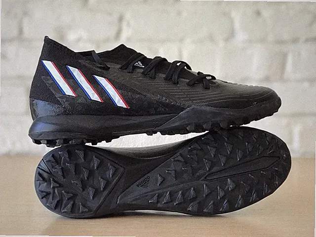 Adidas Predator Edge.3 TF GX2628 Black Men 11.5 Futsal Shoes Football Soccer