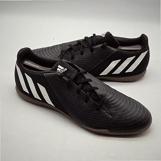 Adidas Predator Edge.4 Indoor Soccer Shoes Men's Black Athletic Sneakers Size 13