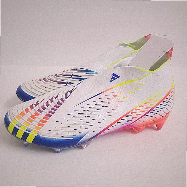 Adidas Predator Edge+ SG Soccer Cleats GW1035 Size 10.5 White