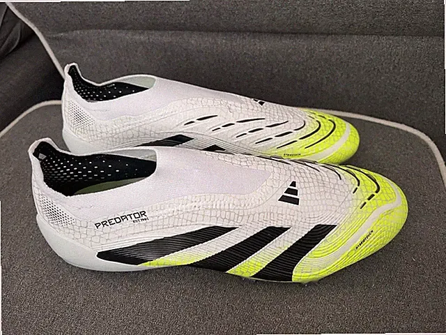 Adidas Predator Elite FG LL Men's Soccer Cleats White Black Size 6