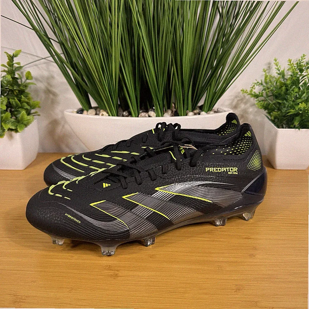 Adidas Predator Elite FG NBY Mens Soccer Cleats Electric Stealth JI1085 Size 8