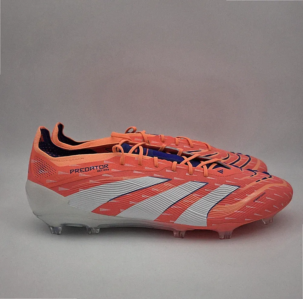 Adidas Predator Elite FG Soccer Cleats Coral Blaze Pack JI1083 Men's Size 13.5
