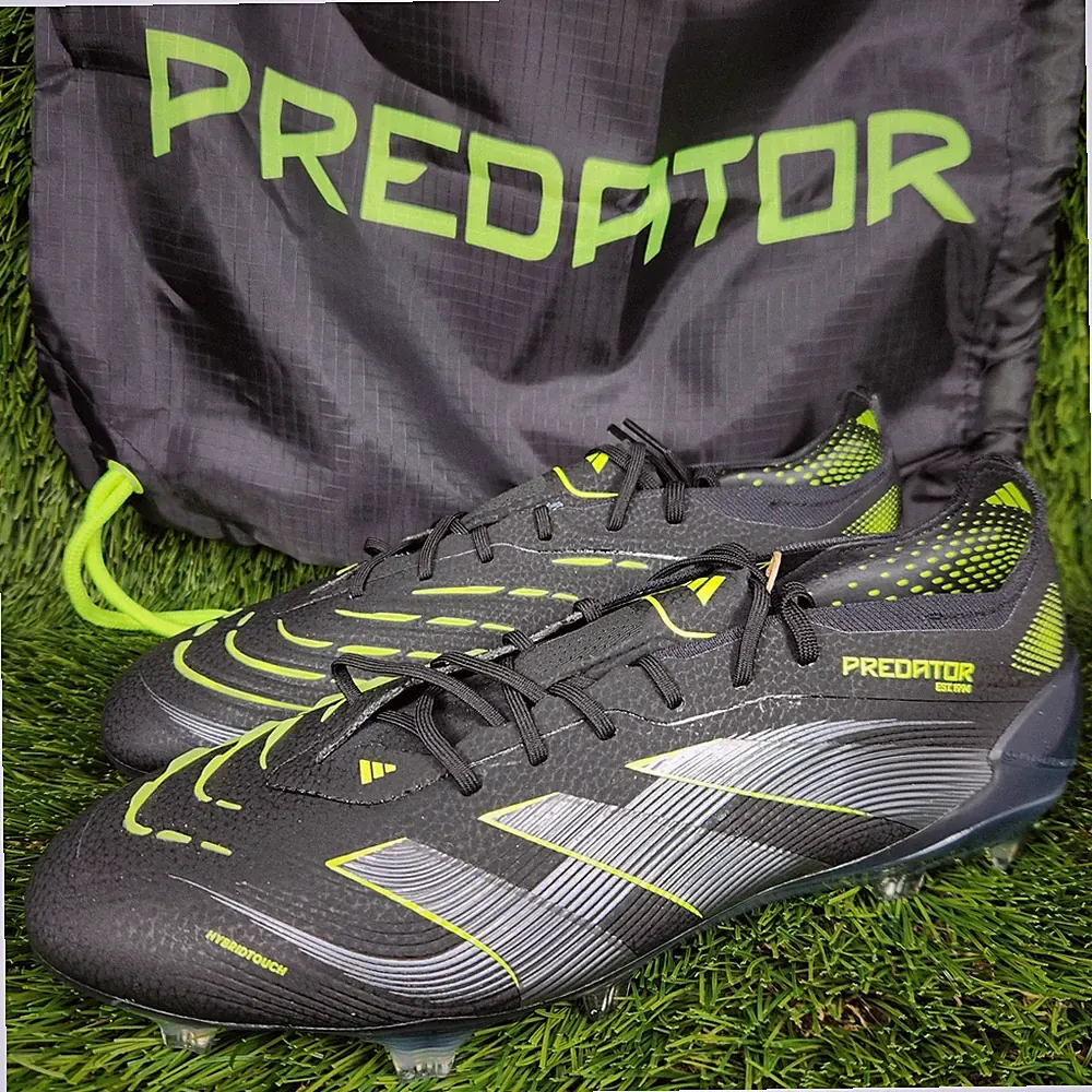Adidas Predator Elite FG Soccer Cleats Men's size 10 Bllack Soccer Boots JI1085
