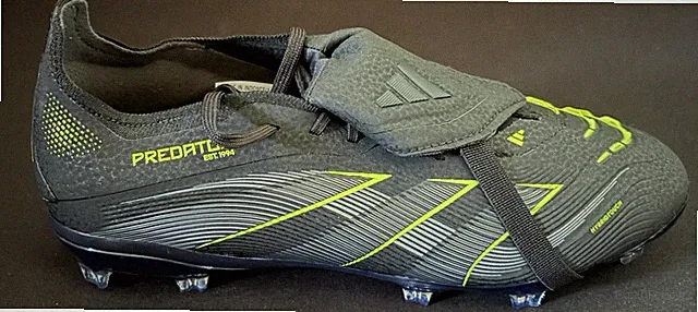 Adidas Predator Elite Fold Over Green FG Black Soccer Cleats Sz 3.5 New JR4537