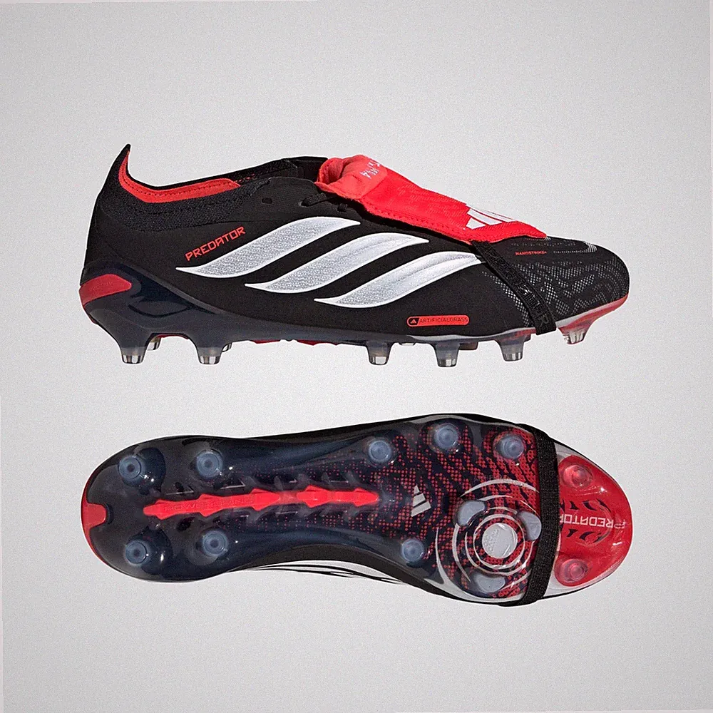 adidas Predator Elite Fold-Over Tongue Artificial Ground KI6296 Black White Red