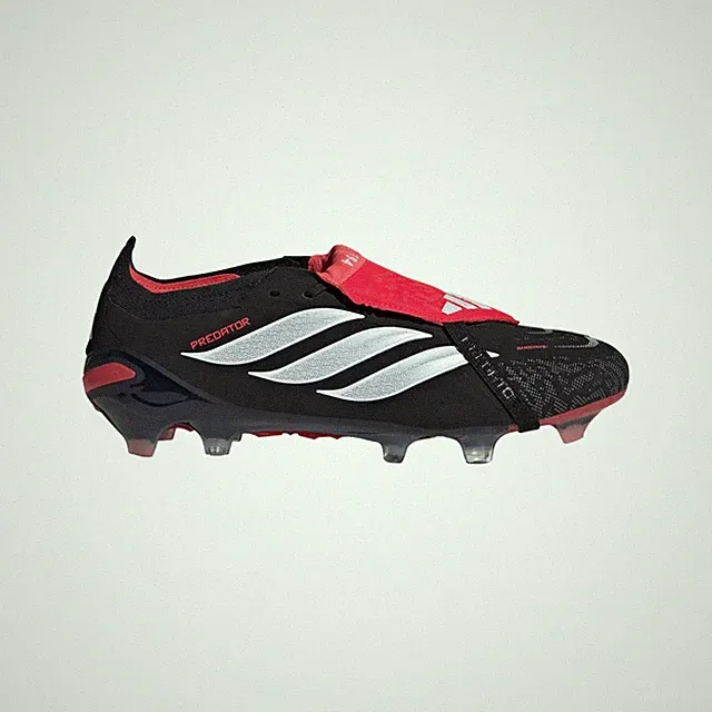 adidas Predator Elite Fold Over Tongue FG Black Soccer Cleats Shoes Men Size