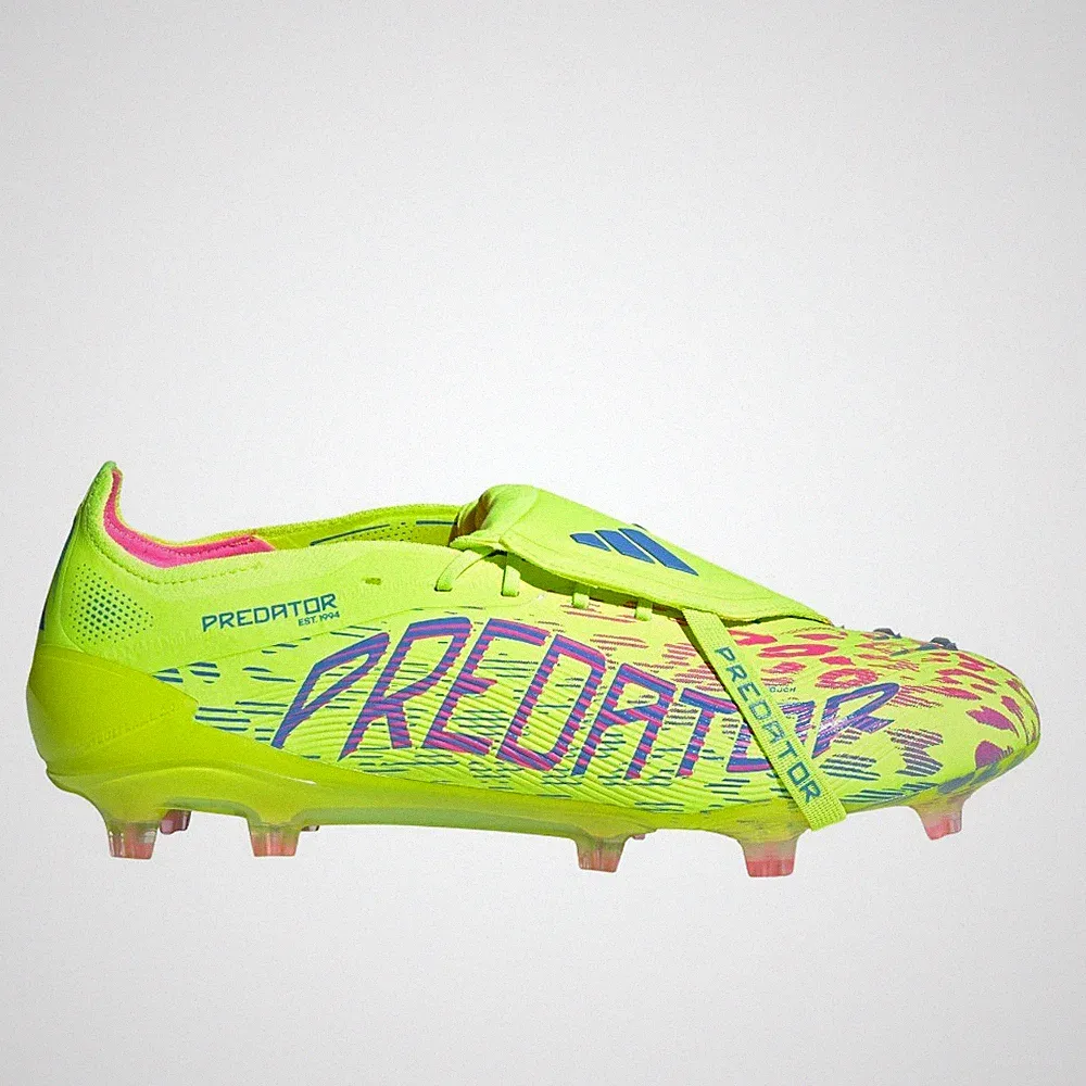 adidas Predator Elite FoldOver Tongue Firm Ground Soccer Cleats Mens Yellow Snea