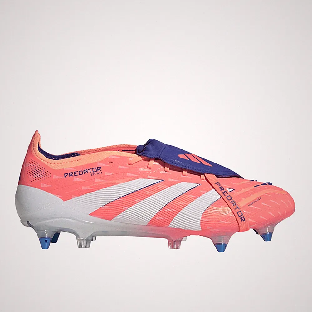 adidas Predator Elite FoldOver Tongue Soft Ground Soccer Cleats Mens Pink Sneake