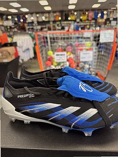 ADIDAS PREDATOR ELITE FT FG JUDE BELLINGHAM SIZE 7.5 BLACK WHITE BLUE JS3106