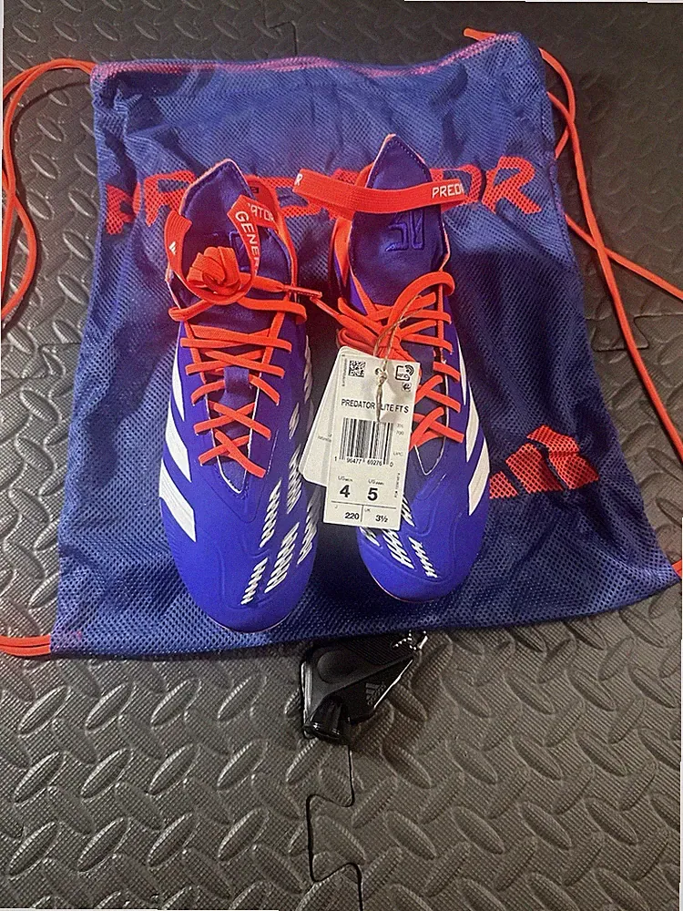 Adidas Predator Elite FT S Soccer Cleats Mens Size 4 Lucid Blue ID0918