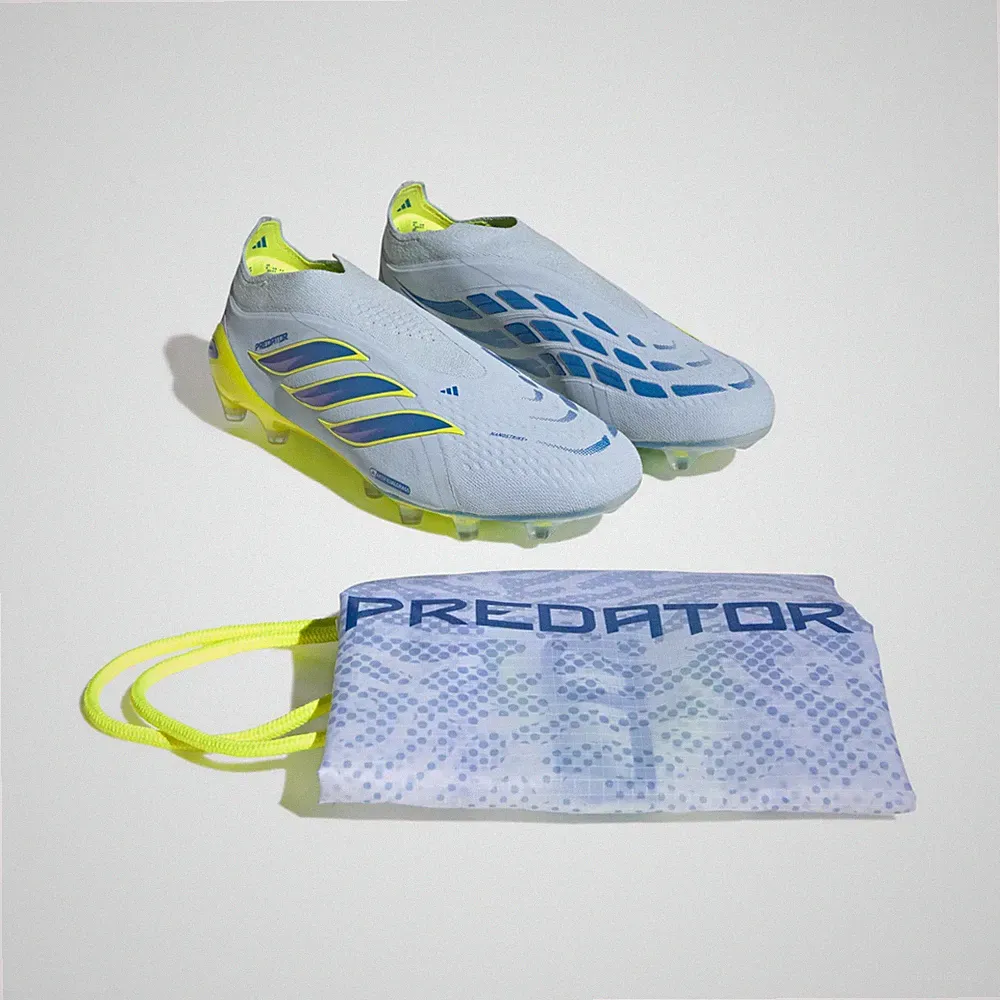 adidas Predator Elite Laceless AG Soccer Cleats JR7836 Men's 8.5,Women's 9.5