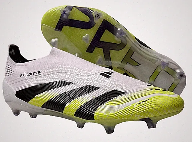 Adidas Predator Elite Laceless FG Soccer Cleats JI1075 White (Men’s 12) No Box
