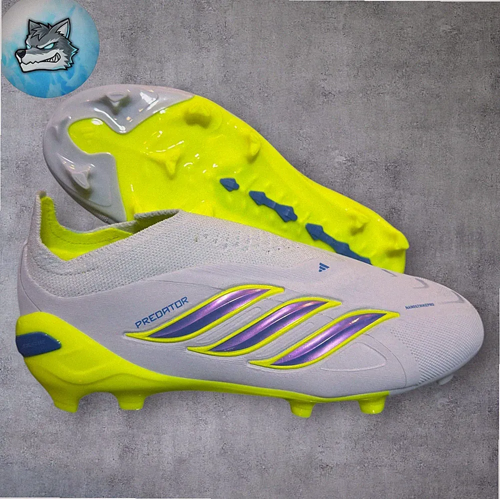 Adidas Predator Elite Laceless FG Soccer Cleats Kids Youth Size 1 JR7856