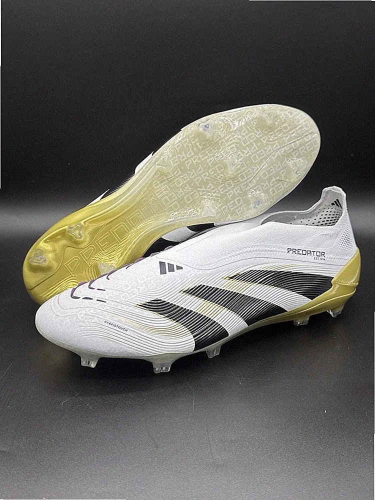 Adidas Predator Elite Laceless Firm Ground Soccer Cleats JI1079 Men's Size 11.5