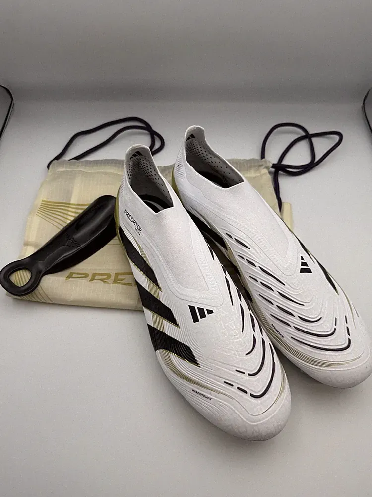 Adidas Predator Elite Laceless Firm Ground Soccer Cleats JI1079 Men's Size 12.5