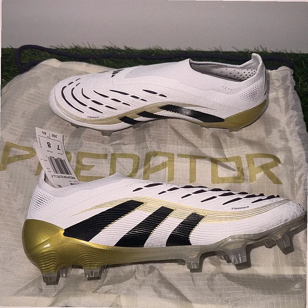 adidas Predator Elite Laceless Firm Ground Soccer Cleats Mens Size 7 JI1079 New