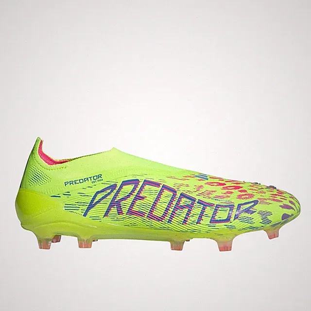adidas Predator Elite Laceless Firm Ground Soccer Cleats Mens Yellow Sneakers At