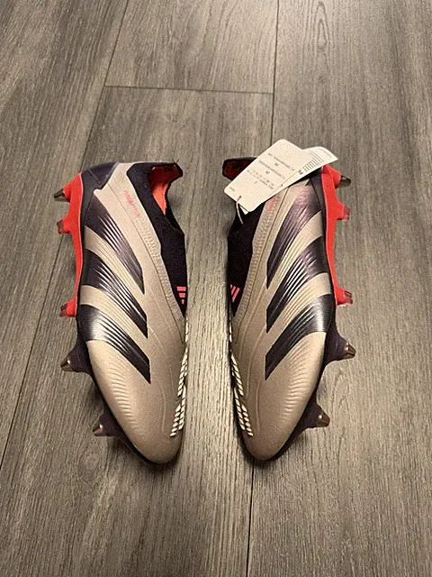 Adidas PREDATOR ELITE LACELESS SOFT GROUND CLEATS IF6319 Men’s Size 6.5 New