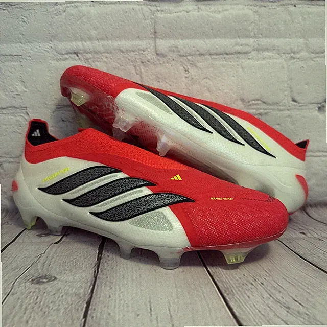 adidas Predator Elite LL FG Soccer Cleats Red JS0407 Men’s Size 7, Women’s 8 NEW