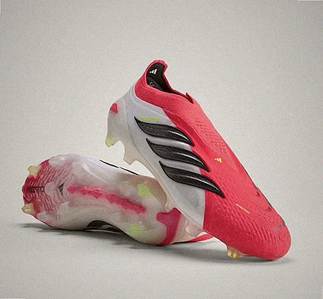 adidas Predator Elite LL FG Soccer Cleats White Red men’s size 12 *NEW* JS0407