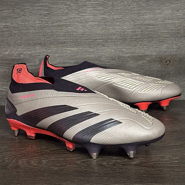 Adidas Predator Elite SG Laceless Soccer Cleats Men's Sz 8 Women's Sz 9 IF6319