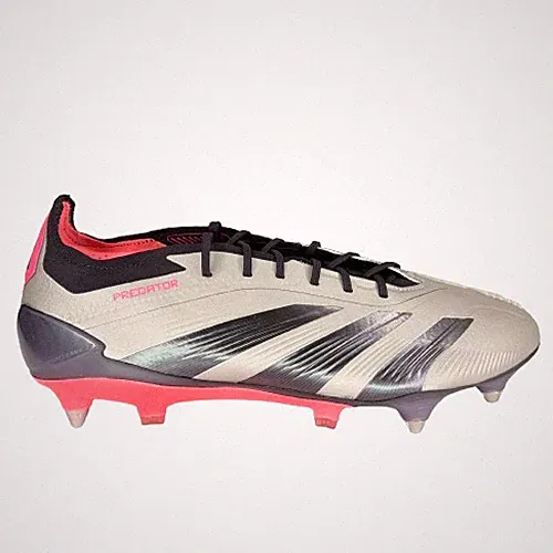 Adidas Predator Elite SG Soft Ground Grey Black Soccer Cleats Men's 11.5 ID0913