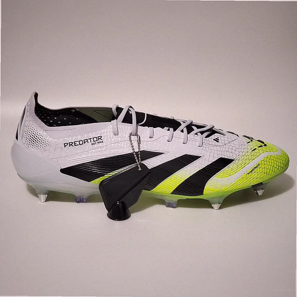 Adidas Predator Elite SG Soft Ground White Soccer Cleats JI1067 Men's Size 13