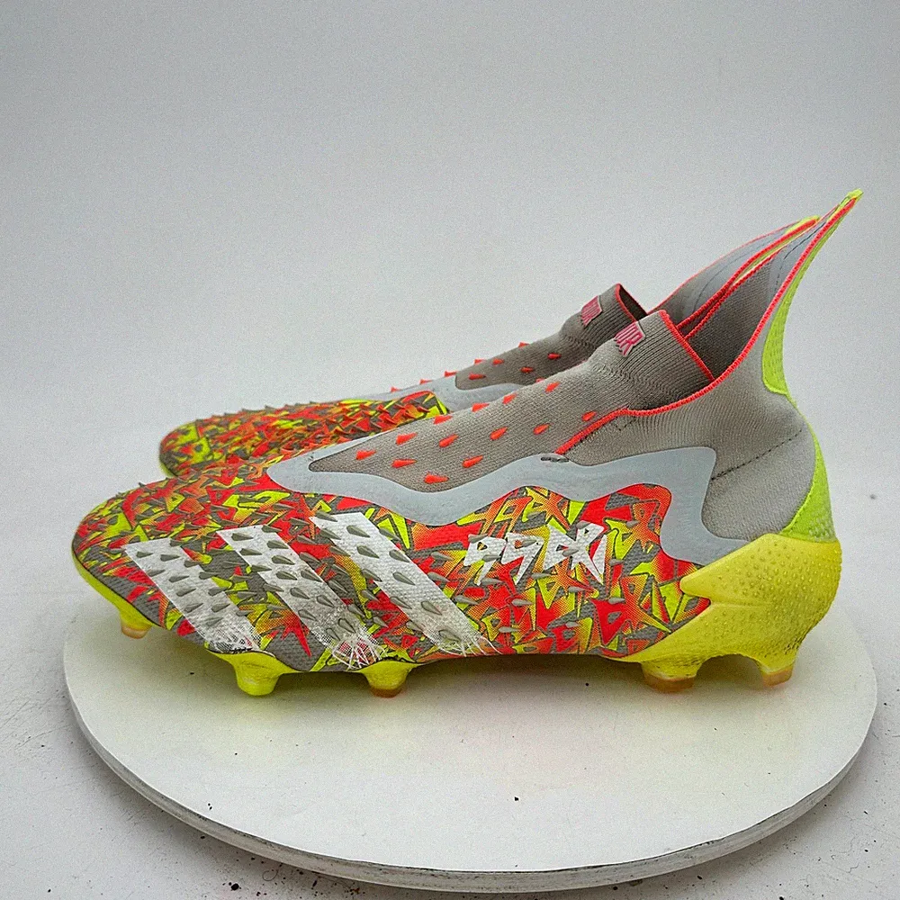 Adidas Predator Freak.2 Men Size 10.5 GZ2805 Yellow Demonskin Soccer Cleat Shoes