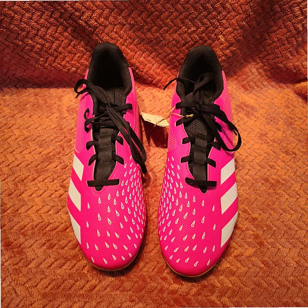 Adidas Predator Freak.4 Hot Pink & White Indoor Soccer Cleats Sz12