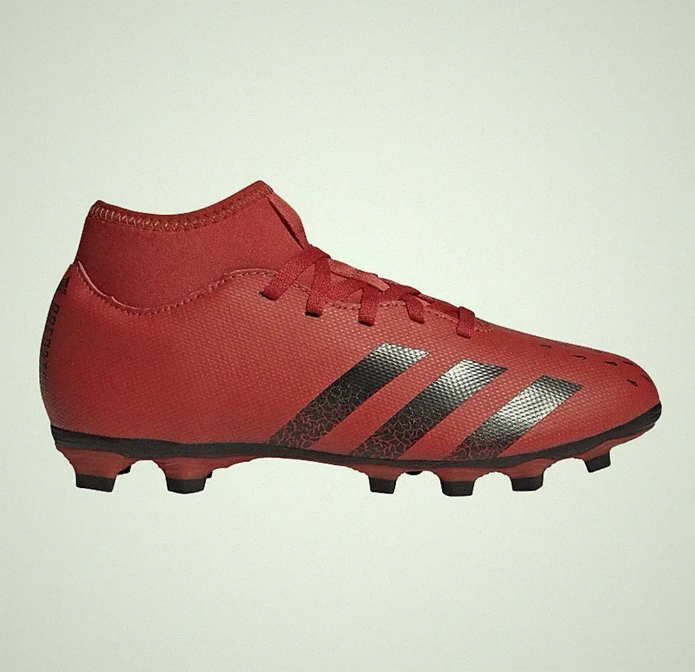 Adidas Predator Freak.4 S FxG Youth Soccer Cleats Size 6 FY6334 Red/Black New
