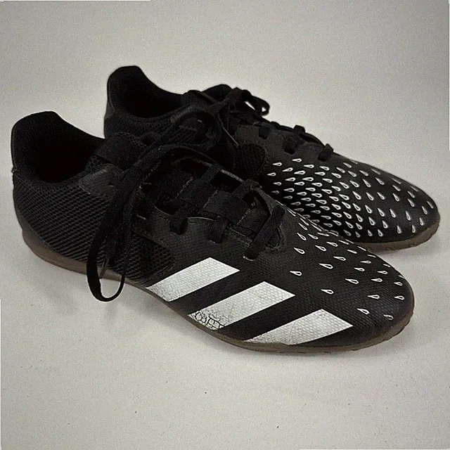 Adidas Predator Freak.4 Sala FY1042 Black Soccer Cleats Shoes Men's Size 7.5